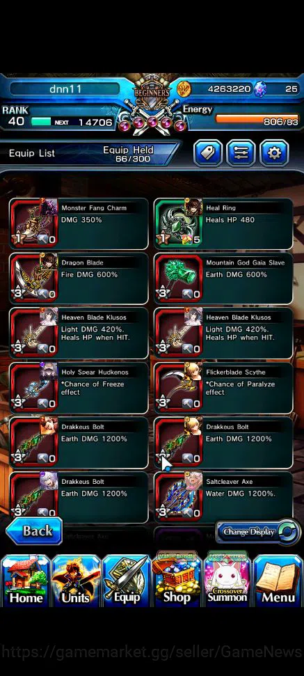 Grand Summoners Accounts Global|Rank 40|33 RGB|Fresh Story|12 Ascend|ToumaT image 6
