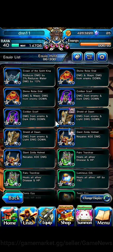 Grand Summoners Accounts Global|Rank 40|33 RGB|Fresh Story|12 Ascend|ToumaT image 8