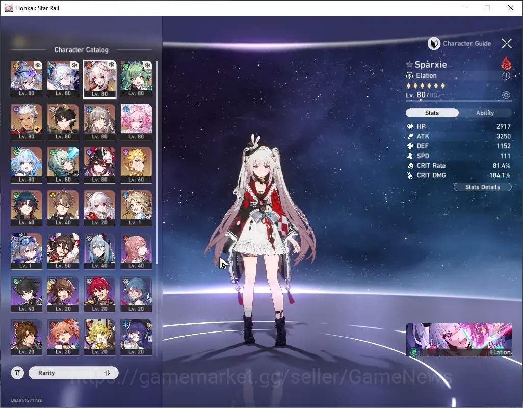 Honkai Star Rail Accounts Others Asia|TL 68|1 GC|2 Team Prem|13 Limited|(Anaxa,Cyrene,Cerydra,Sparxie,DHPT)+Sign 1
