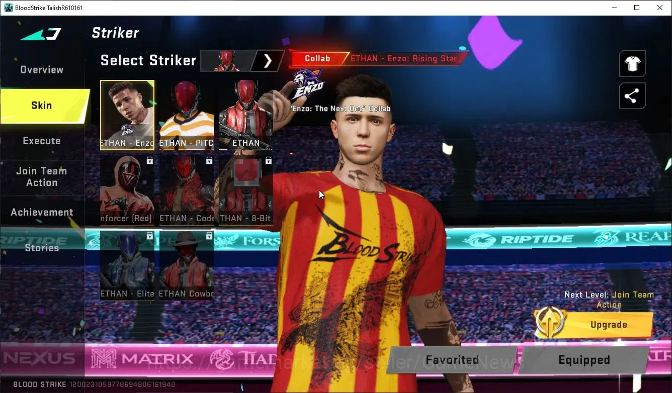 Blood Strike Accounts ASIA|ETERNAL ETHAN-ENZIO Rising Star+MELEE TALON K image 3