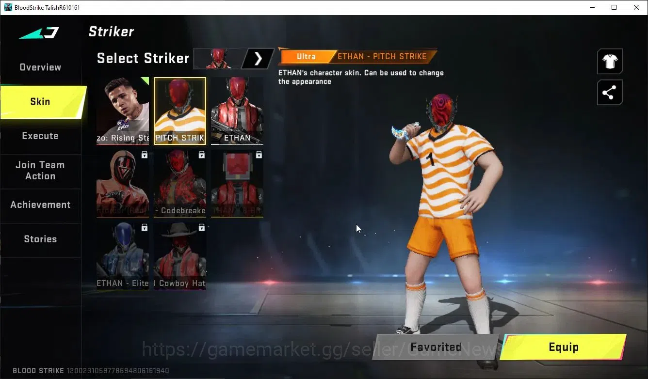 Blood Strike Accounts ASIA|ETERNAL ETHAN-ENZIO Rising Star+MELEE TALON K image 4
