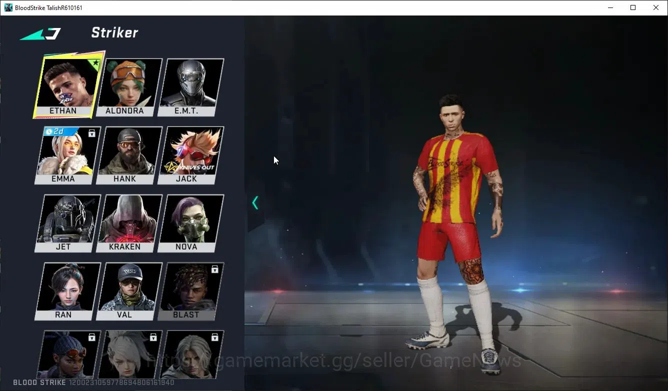 Blood Strike Accounts ASIA|ETERNAL ETHAN-ENZIO Rising Star+MELEE TALON K image 5