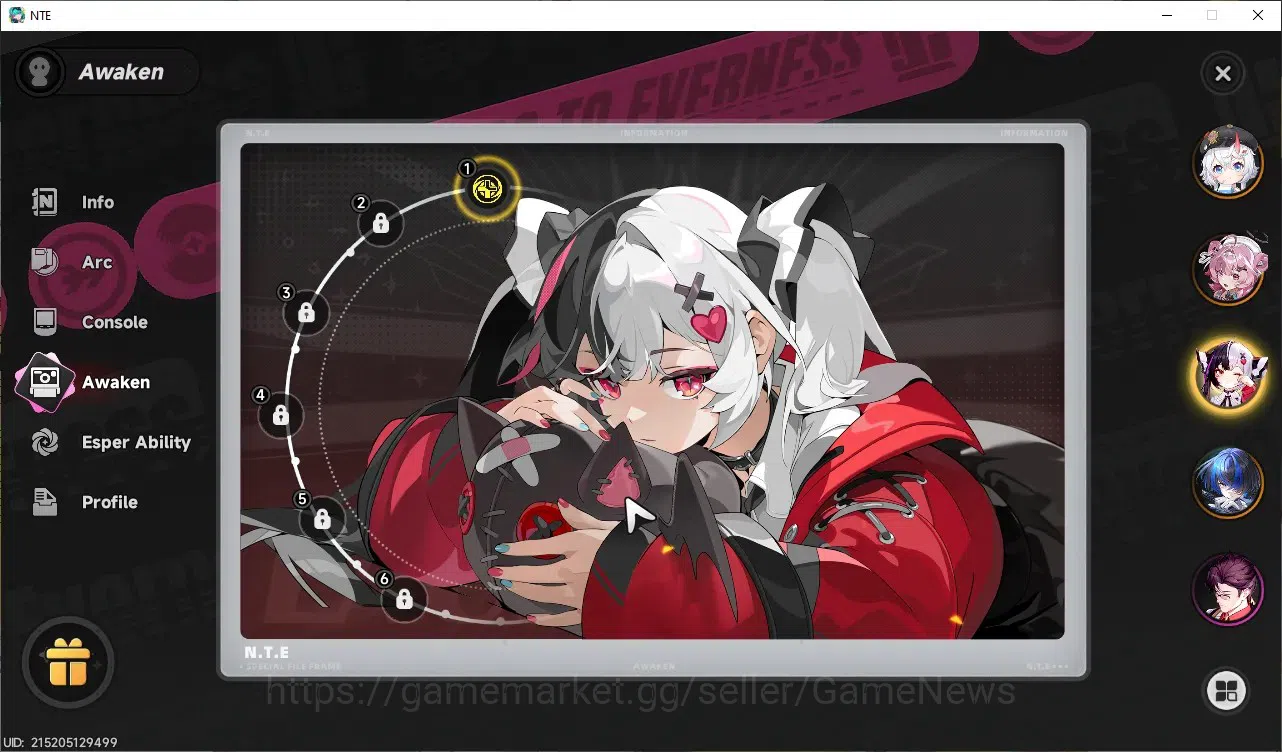 Neverness to Everness Accounts GLOBAL SEA|HL 45|TL 27|10 SSR 3Limited Nanally+Liv image 4