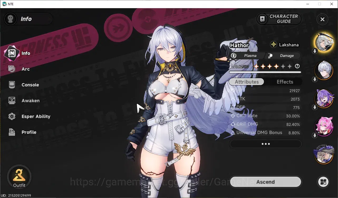 Neverness to Everness Accounts GLOBAL SEA|HL 45|TL 27|10 SSR 3Limited Nanally+Liv image 8