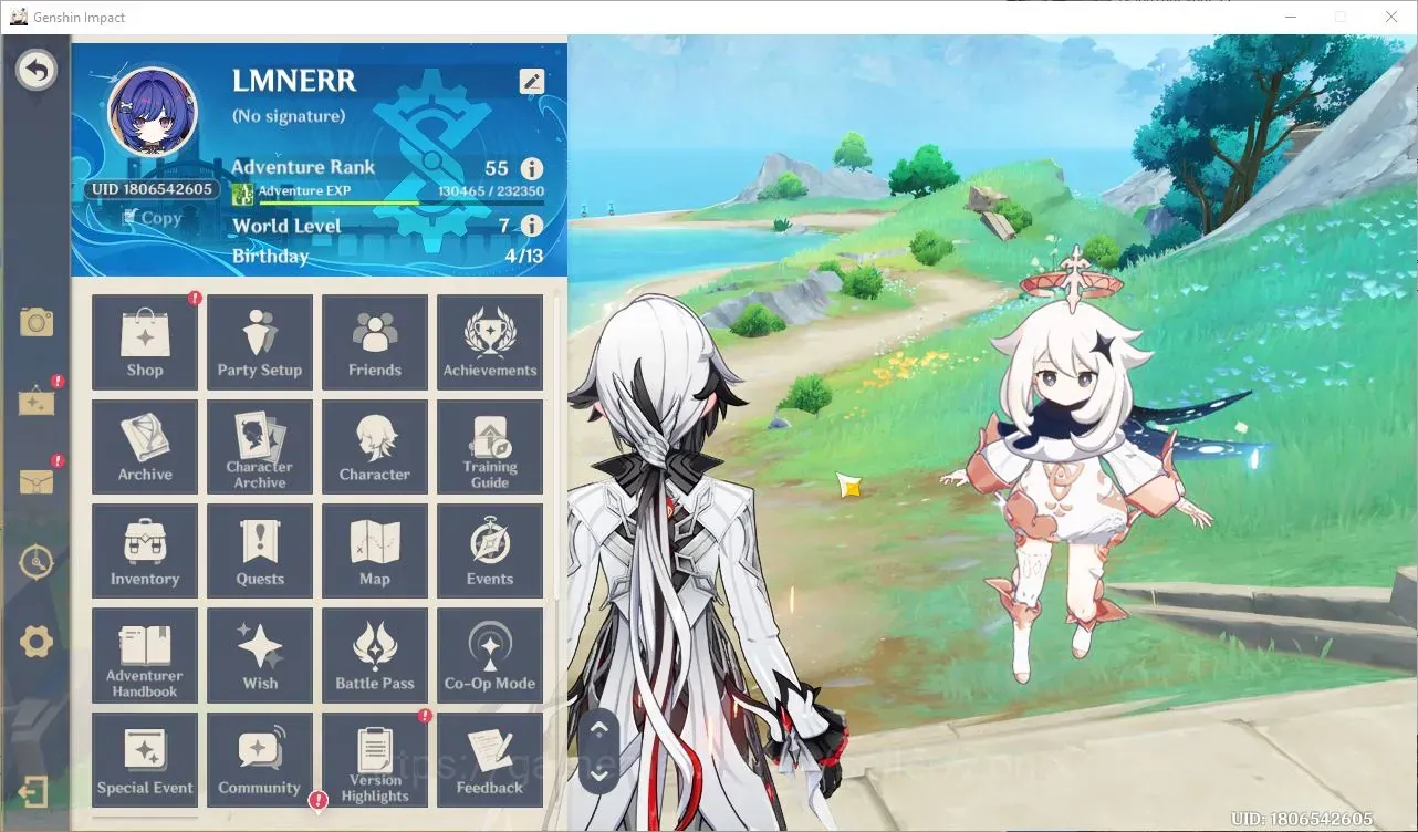 Genshin Impact Accounts Others ASIA|AR 55|7 Limited 1