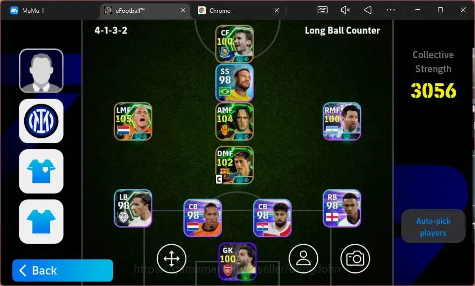 eFootball Accounts ANDROID|PW 3056|Epc Edmilson|Epc Wesley Sneijder|E image 2