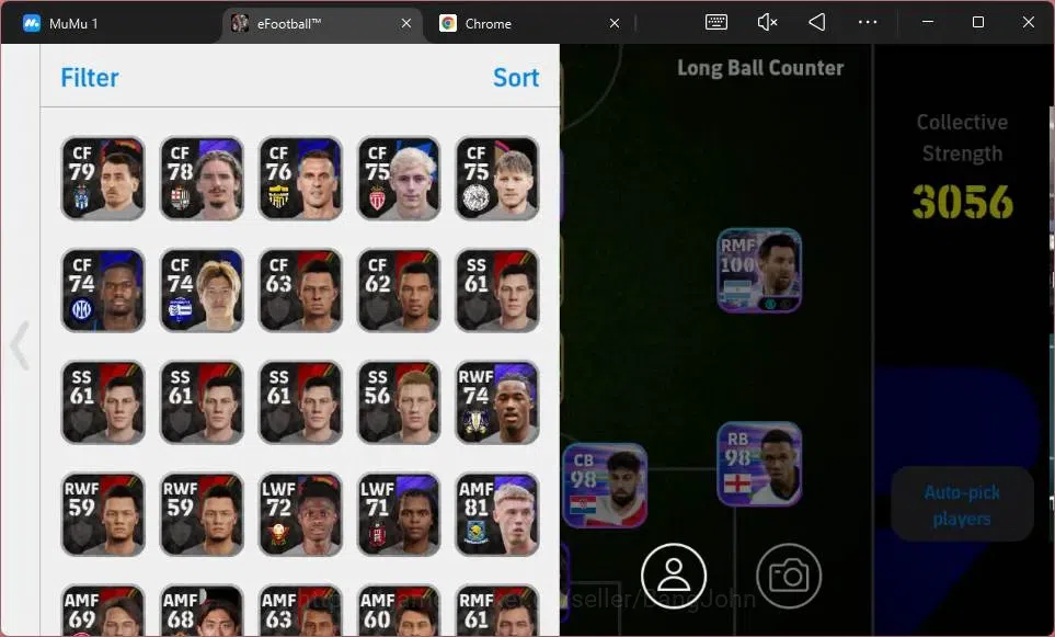 eFootball Accounts ANDROID|PW 3056|Epc Edmilson|Epc Wesley Sneijder|E image 3