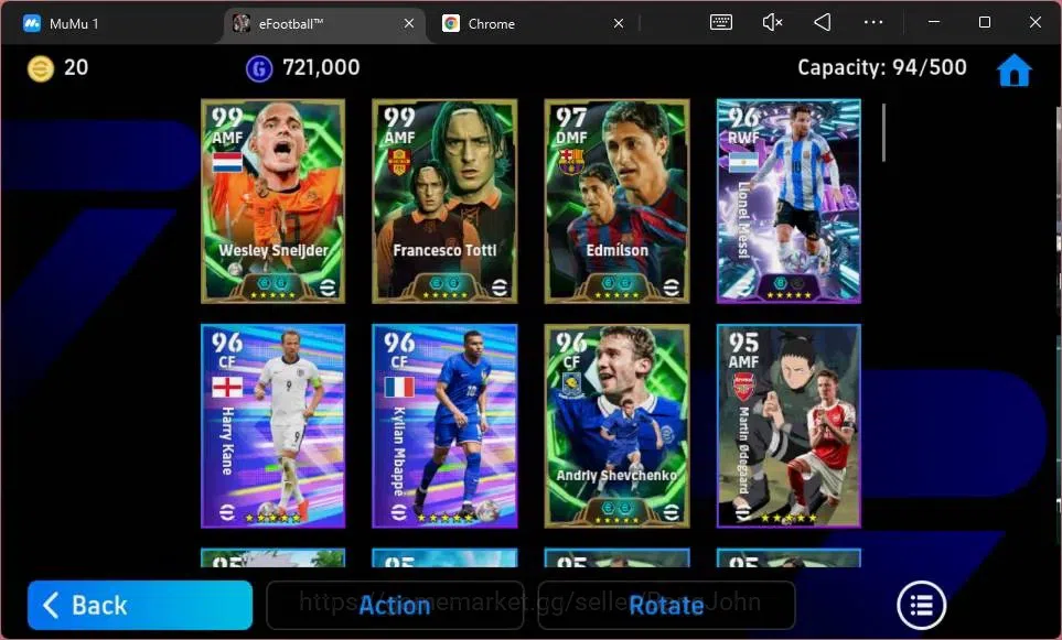 eFootball Accounts ANDROID|PW 3056|Epc Edmilson|Epc Wesley Sneijder|E image 5
