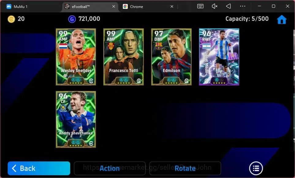 eFootball Accounts ANDROID|PW 3056|Epc Edmilson|Epc Wesley Sneijder|E image 8