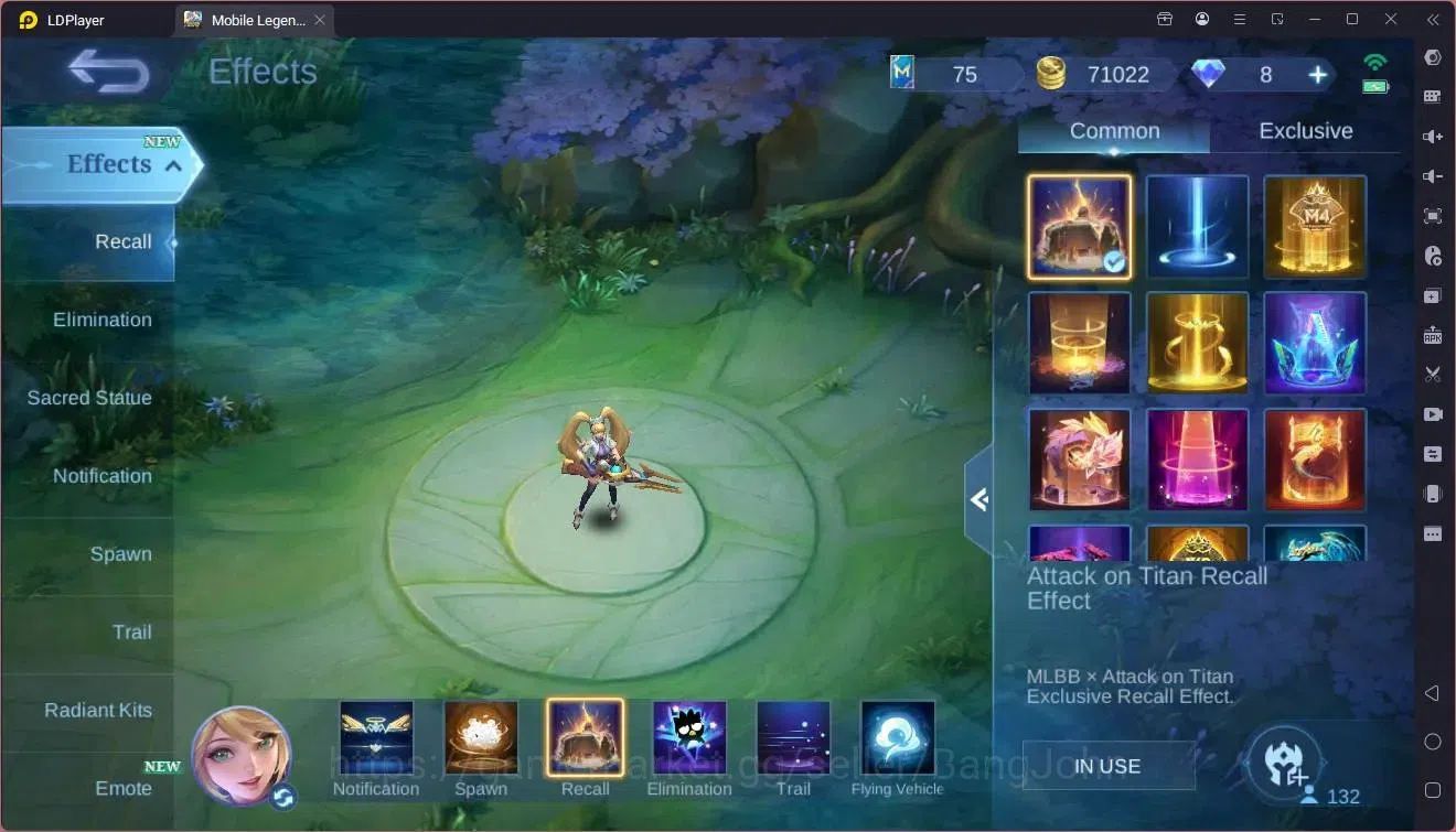 Mobile Legends: Bang Bang Accounts Global|Hero 132|Skin 326|Exalted|ASP Vexana,Fanny\ image 15