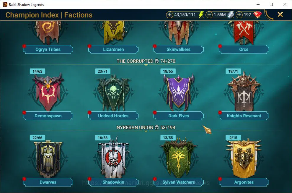 Raid: Shadow Legends Accounts Lv41 870K Power|1 Mythic(Androc)|20 Legend(Marichk image 3