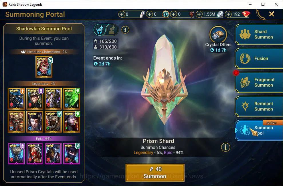 Raid: Shadow Legends Accounts Lv41 870K Power|1 Mythic(Androc)|20 Legend(Marichk image 7