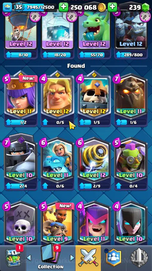 Clash Royale Accounts Lv 35|Trophy 7022|KTL 12|Limited Skin|Card 116|2 H image 17
