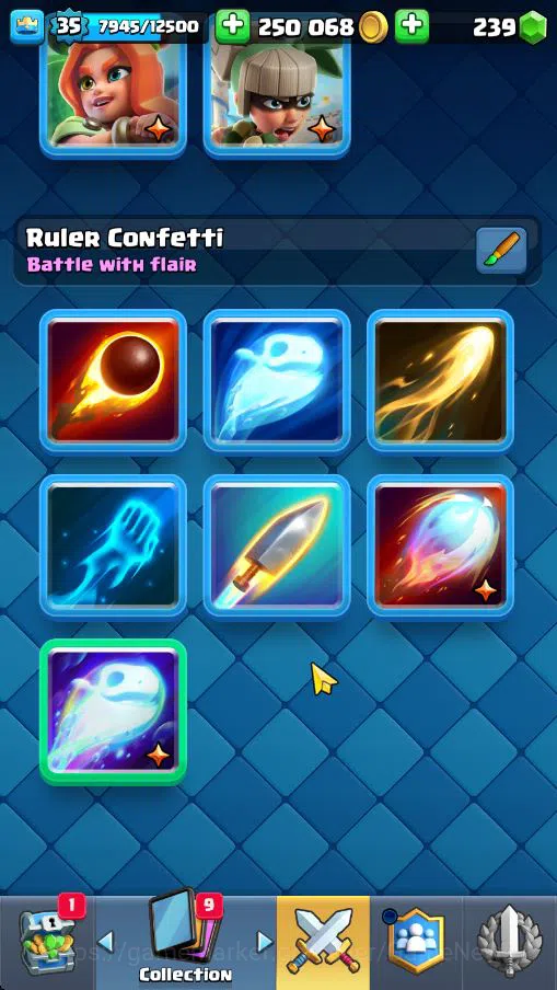 Clash Royale Accounts Lv 35|Trophy 7022|KTL 12|Limited Skin|Card 116|2 H image 2