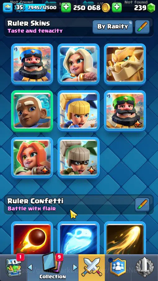 Clash Royale Accounts Lv 35|Trophy 7022|KTL 12|Limited Skin|Card 116|2 H image 3