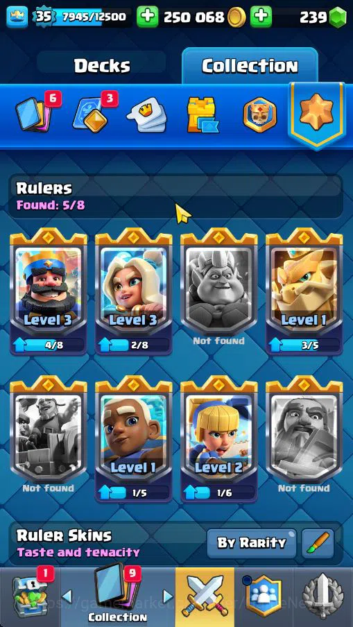 Clash Royale Accounts Lv 35|Trophy 7022|KTL 12|Limited Skin|Card 116|2 H image 4