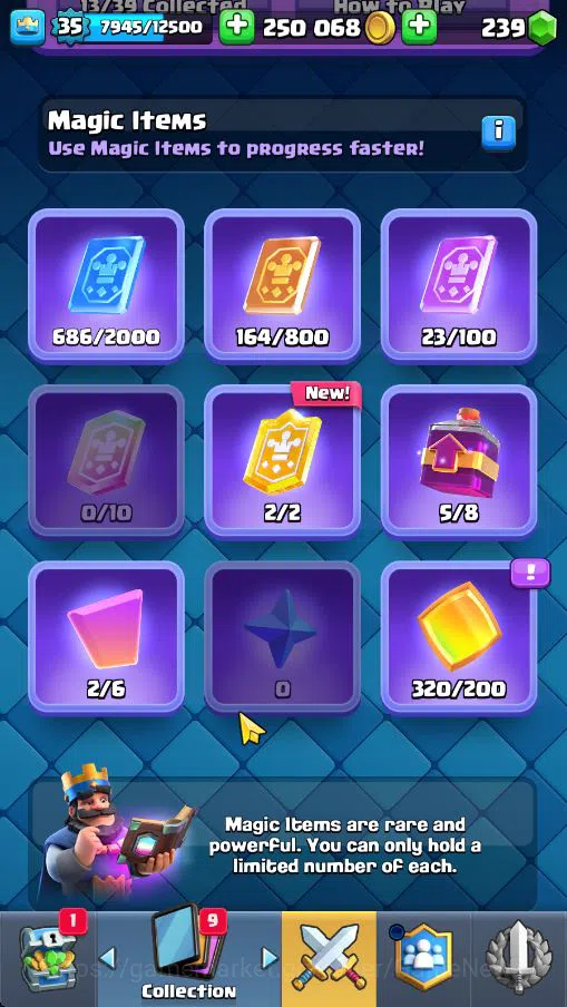Clash Royale Accounts Lv 35|Trophy 7022|KTL 12|Limited Skin|Card 116|2 H image 8