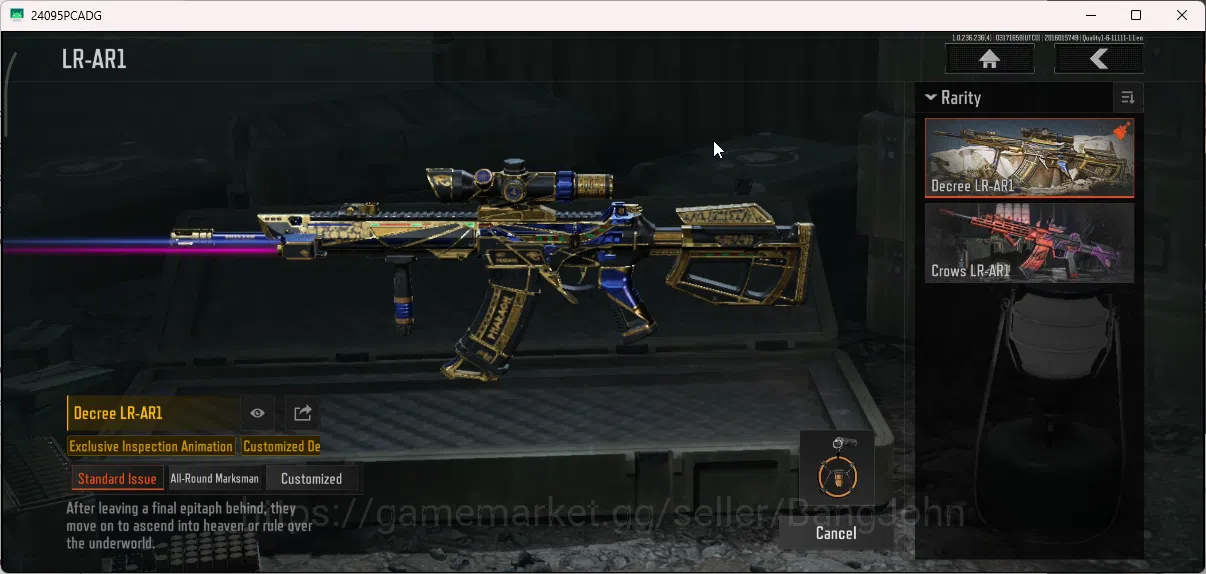 Arena Breakout Accounts Lvl30|SV469M|CV405M|6 Leg/5 Collab WP|6 Epic Suits image 9