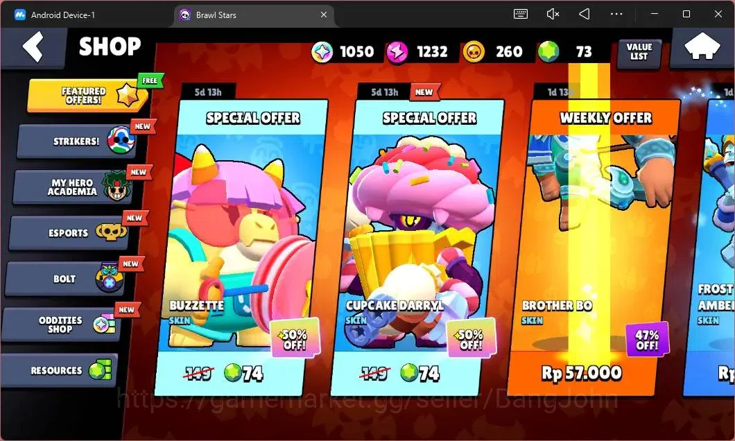 Brawl Stars Accounts Global | 509 Thropy|12 Brawler|2 Max Hypercharge(S image 4