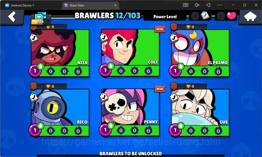Brawl Stars Accounts Global | 509 Thropy|12 Brawler|2 Max Hypercharge(S image 6