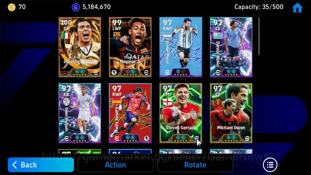 eFootball Accounts Android|BigTime Gianligi Buffon,Neymar Jr,Epic Ste image 4