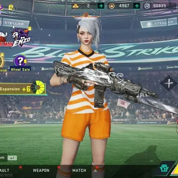 Blood Strike Collab Skin ASIA|ETERNAL DEagle-Scorpius|ULTRA [KATYA,VAL,AK57 image 1