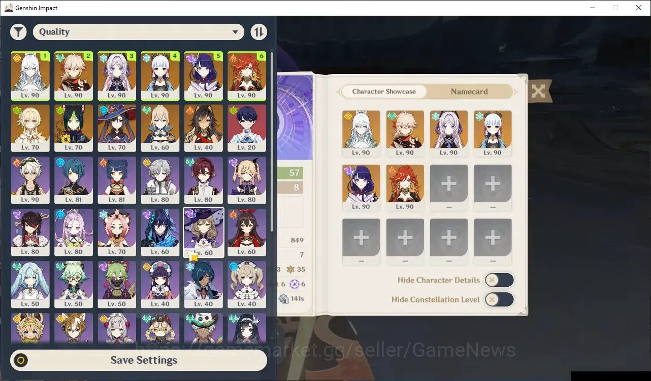 Genshin Impact Accounts ASIA|AR 57|6 Limited+6 (5* Weapon)|Prem team Mavui image 1