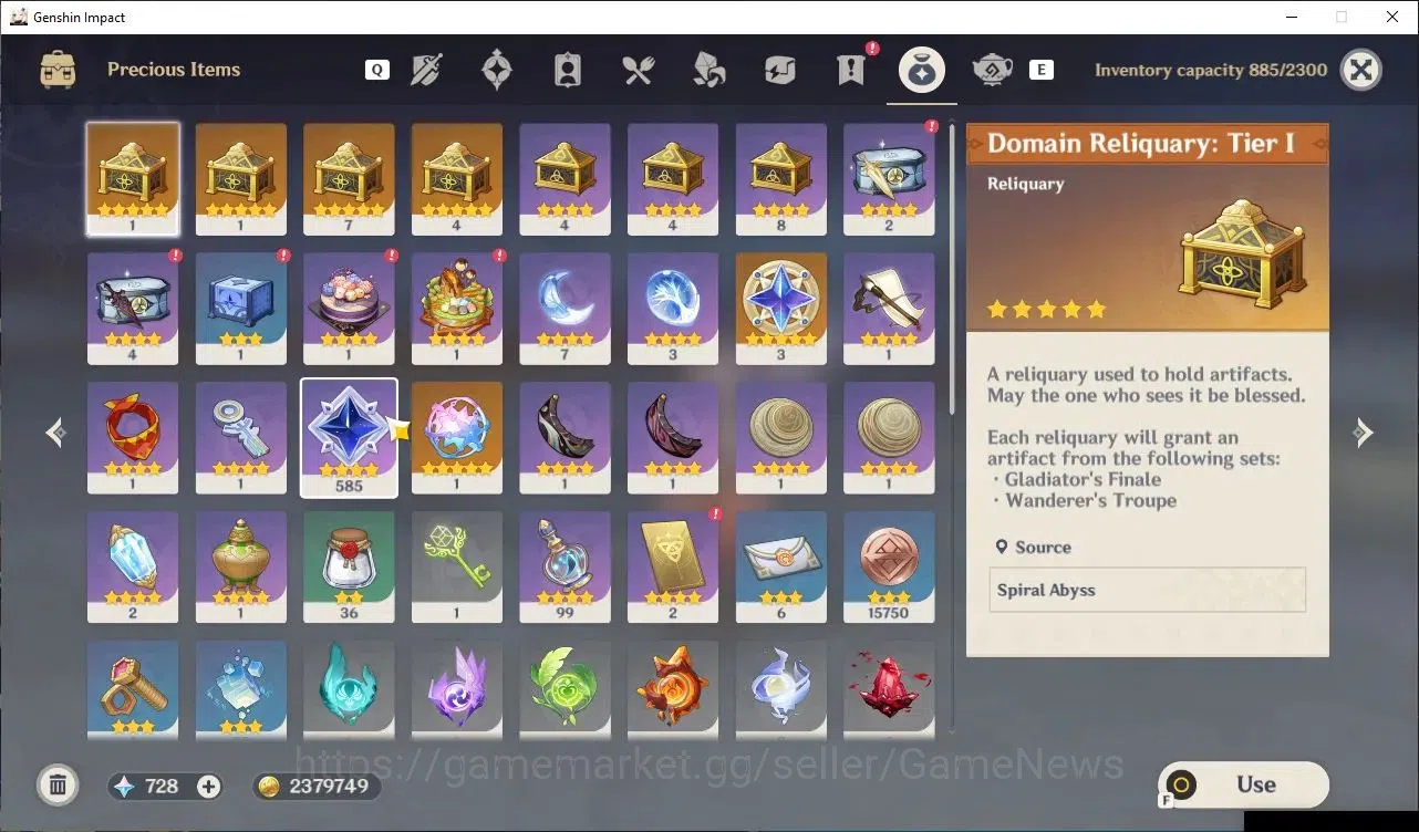 Genshin Impact Accounts ASIA|AR 57|6 Limited+6 (5* Weapon)|Prem team Mavui image 11