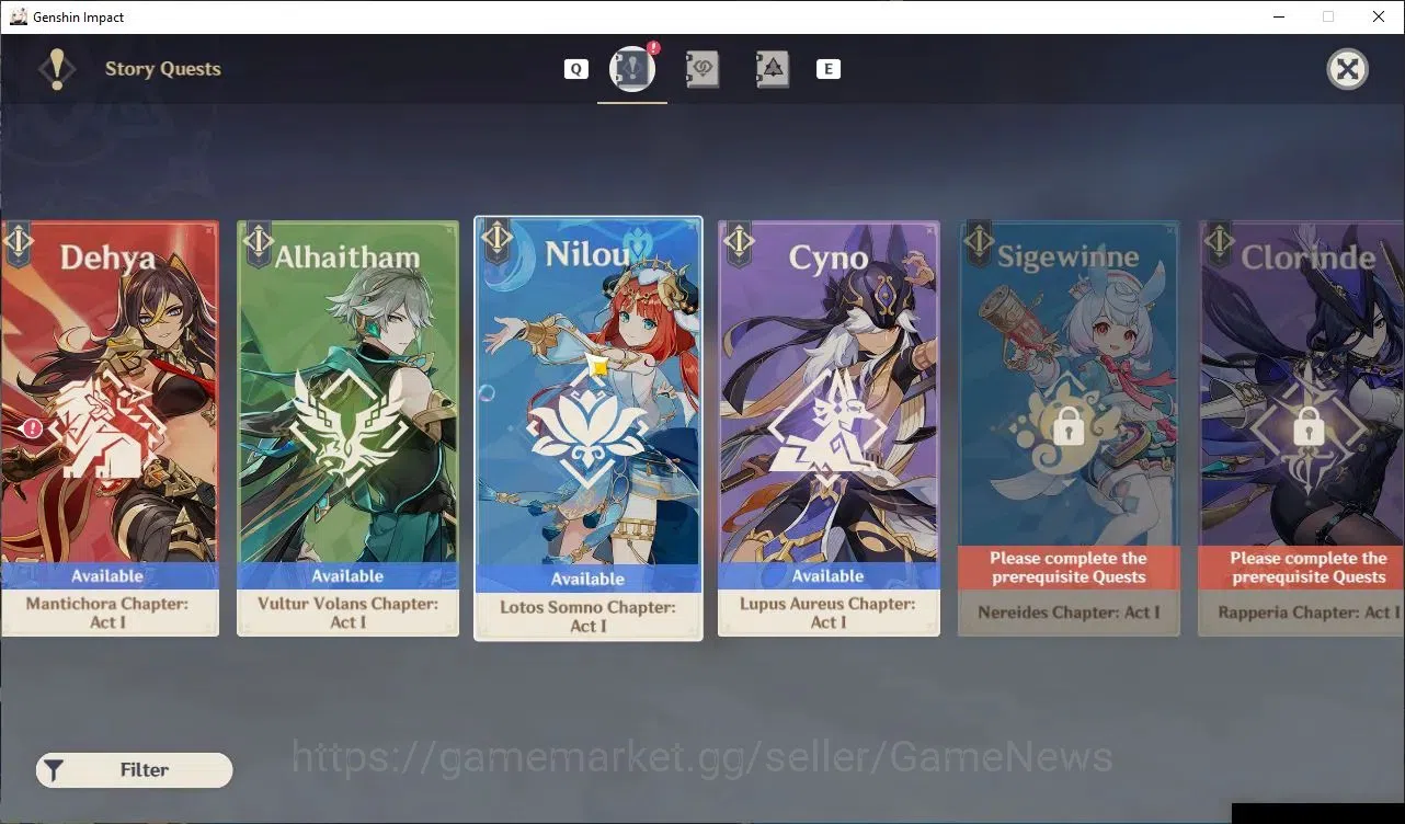 Genshin Impact Accounts ASIA|AR 57|6 Limited+6 (5* Weapon)|Prem team Mavui image 20