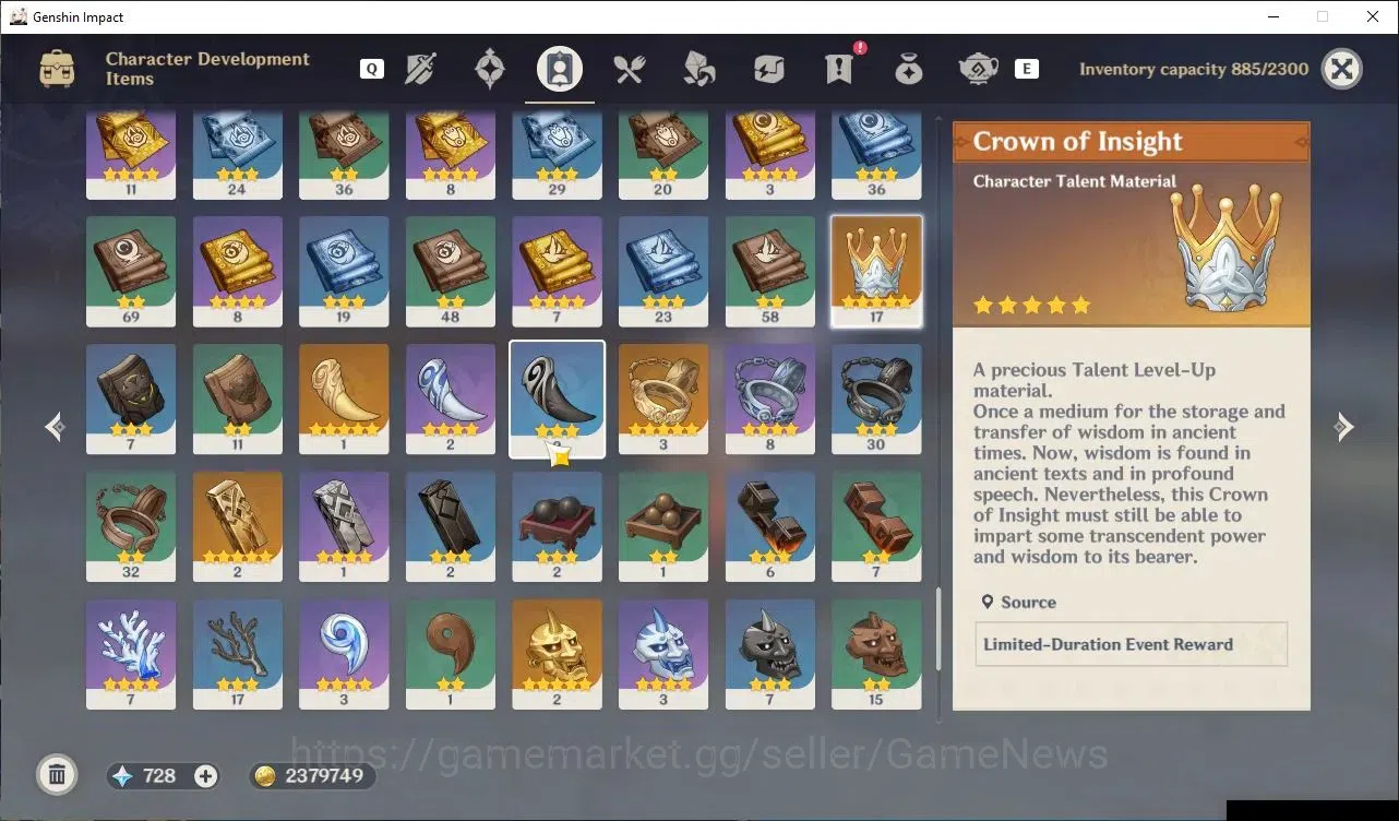 Genshin Impact Accounts ASIA|AR 57|6 Limited+6 (5* Weapon)|Prem team Mavui image 7
