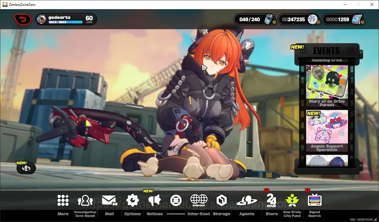 Zenless Zone Zero Accounts End-Game Asia|END GAME|IK60|25 LMT+4VH+Many 1