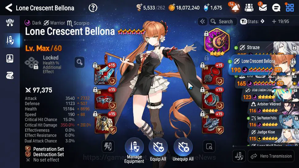 Epic Seven Accounts Mid-Tier GLOBAL Unverif|8 ML(DK Sharun,Straze,LC Belona,Zio,Etc)+Setsuka,etc|Poh ON|5,5K Energy+1,6K 12