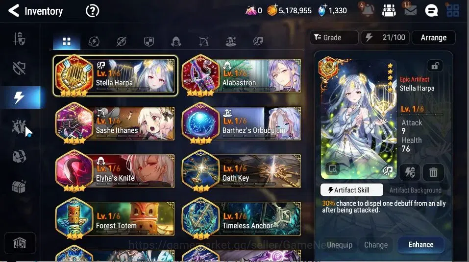Epic Seven Accounts GLOBAL Unverif|New Era|5 ML(Rhianna&Luciella, Stra image 16