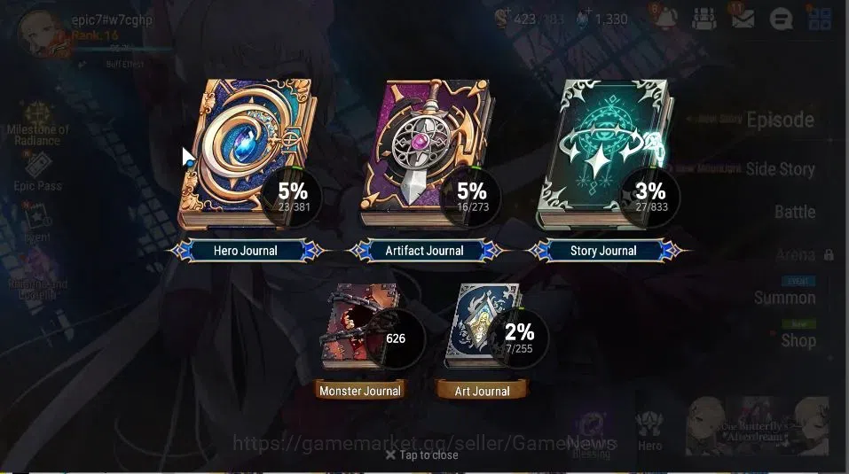 Epic Seven Accounts GLOBAL Unverif|New Era|5 ML(Rhianna&Luciella, Stra image 3