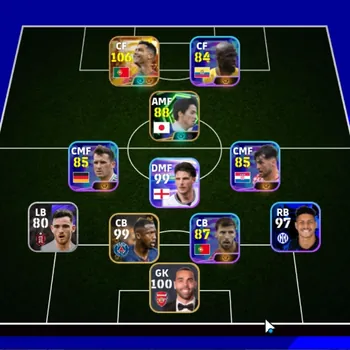 eFootball Accounts Starter Andorid|Power 2858|Big Time Cristiano Ronaldo|Epic Ono Shinji|4 Show Time Lionel Messi,Lamine
