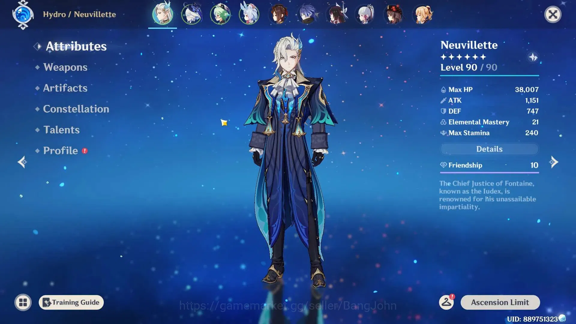 Genshin Impact Accounts Asia|AR 56|8 limit Chara, Many Sign|Flins,Columb,N image 15