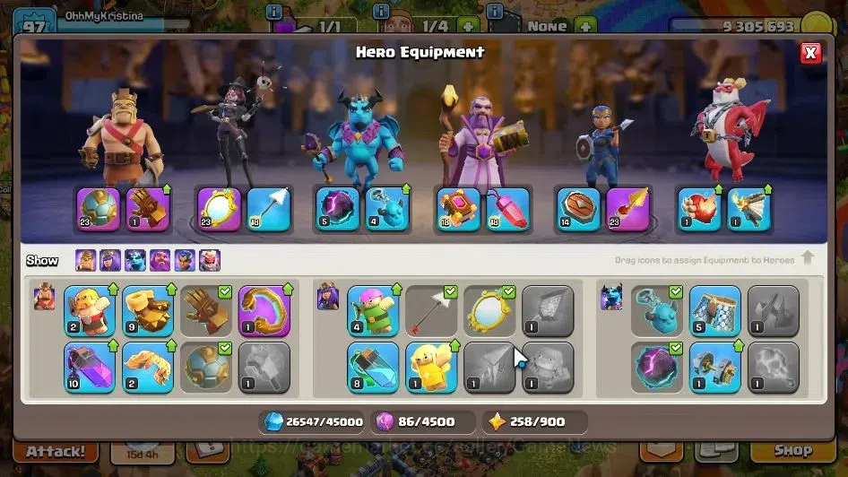 Clash of Clans Accounts ASIA|LV 97|TH 15-BH 6|HH 9|BK 23,AQ 30,GW 10,MP 16 image 10