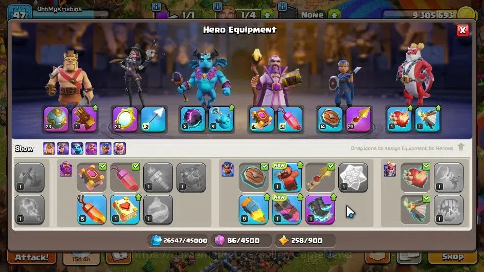 Clash of Clans Accounts ASIA|LV 97|TH 15-BH 6|HH 9|BK 23,AQ 30,GW 10,MP 16 image 11