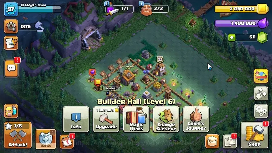 Clash of Clans Accounts ASIA|LV 97|TH 15-BH 6|HH 9|BK 23,AQ 30,GW 10,MP 16 image 6
