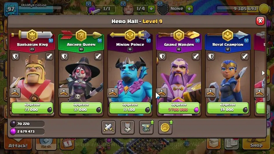 Clash of Clans Accounts ASIA|LV 97|TH 15-BH 6|HH 9|BK 23,AQ 30,GW 10,MP 16 image 8