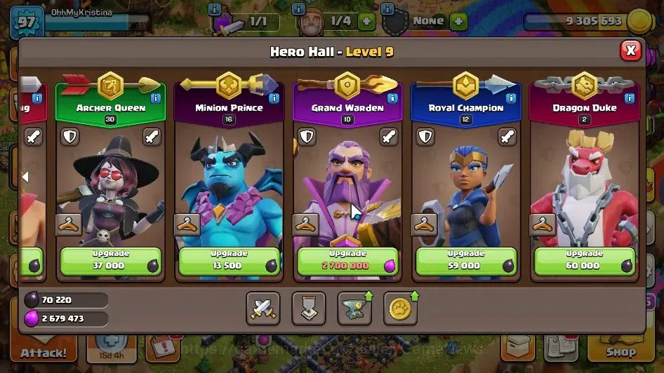 Clash of Clans Accounts ASIA|LV 97|TH 15-BH 6|HH 9|BK 23,AQ 30,GW 10,MP 16 image 9