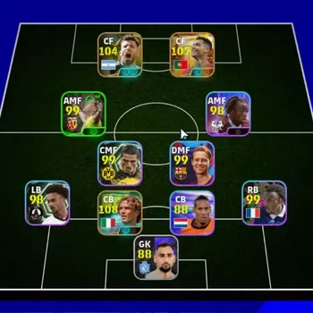 eFootball Accounts Legends & Iconic Players Android|Big Time Christiano Ronaldo 23 Jun'26| 4 Epic Paolo Maldini (102),Sergio