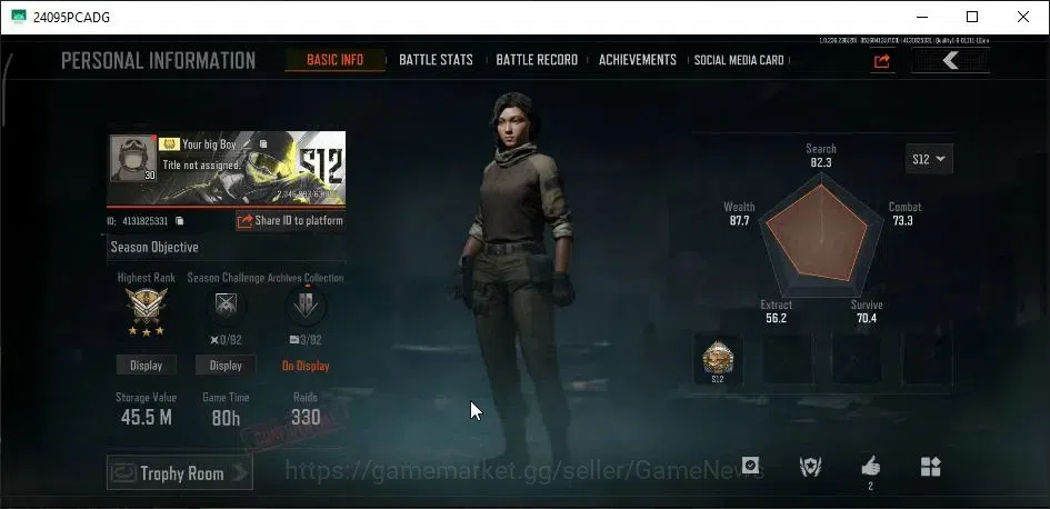 Arena Breakout Accounts MOBILE|MOBILE Lv30|SV 45.5M|CV 23.5M|QS AKS-74U,Pe image 2