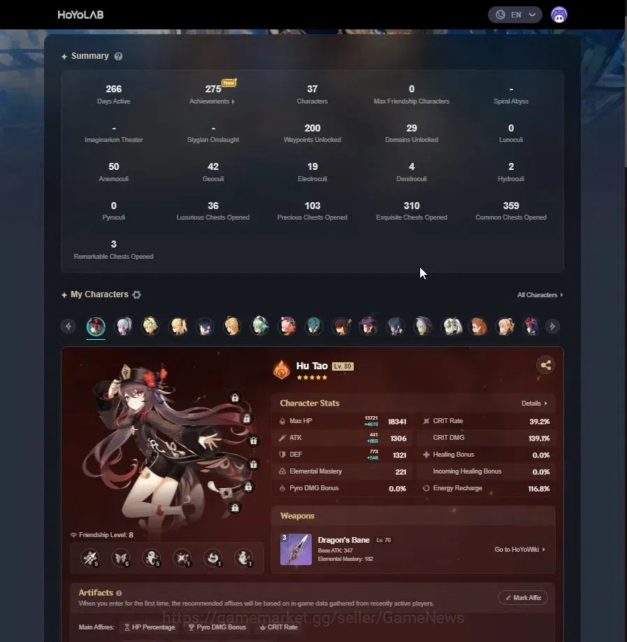 Honkai Star Rail Accounts Others Asia|Free GI|TL 70|25 Limited|2 Team Prem|(Castorice,Kafka E1,Acheron,Sparkle)+Sign 1