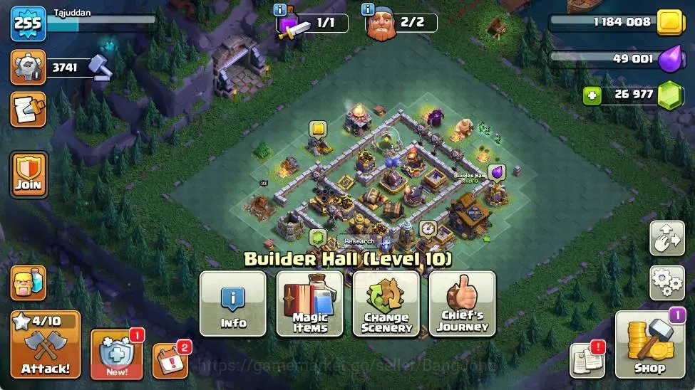 Clash of Clans Accounts Global | TH 16-BH 10 | LVL 255|AQ 95 ,MP 71 ,GW 70 image 19