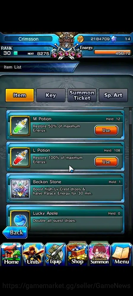 Grand Summoners Accounts Global|Rank 30| 9 Ascend (S Miyu,Shirou Emiya,Chlo image 2