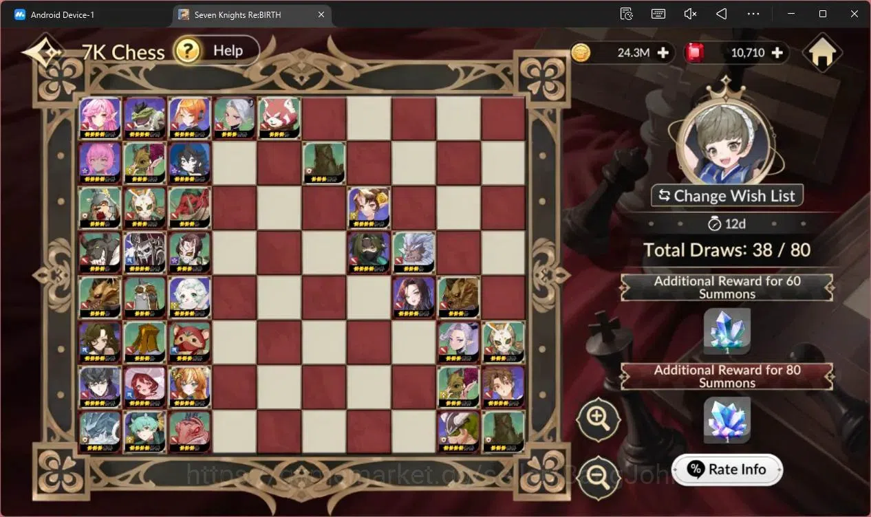 Seven Knights Re:Birth Accounts Global |2 EX7 (Juri TC6,Melia)|34 TC6(Dellons,Skul image 5