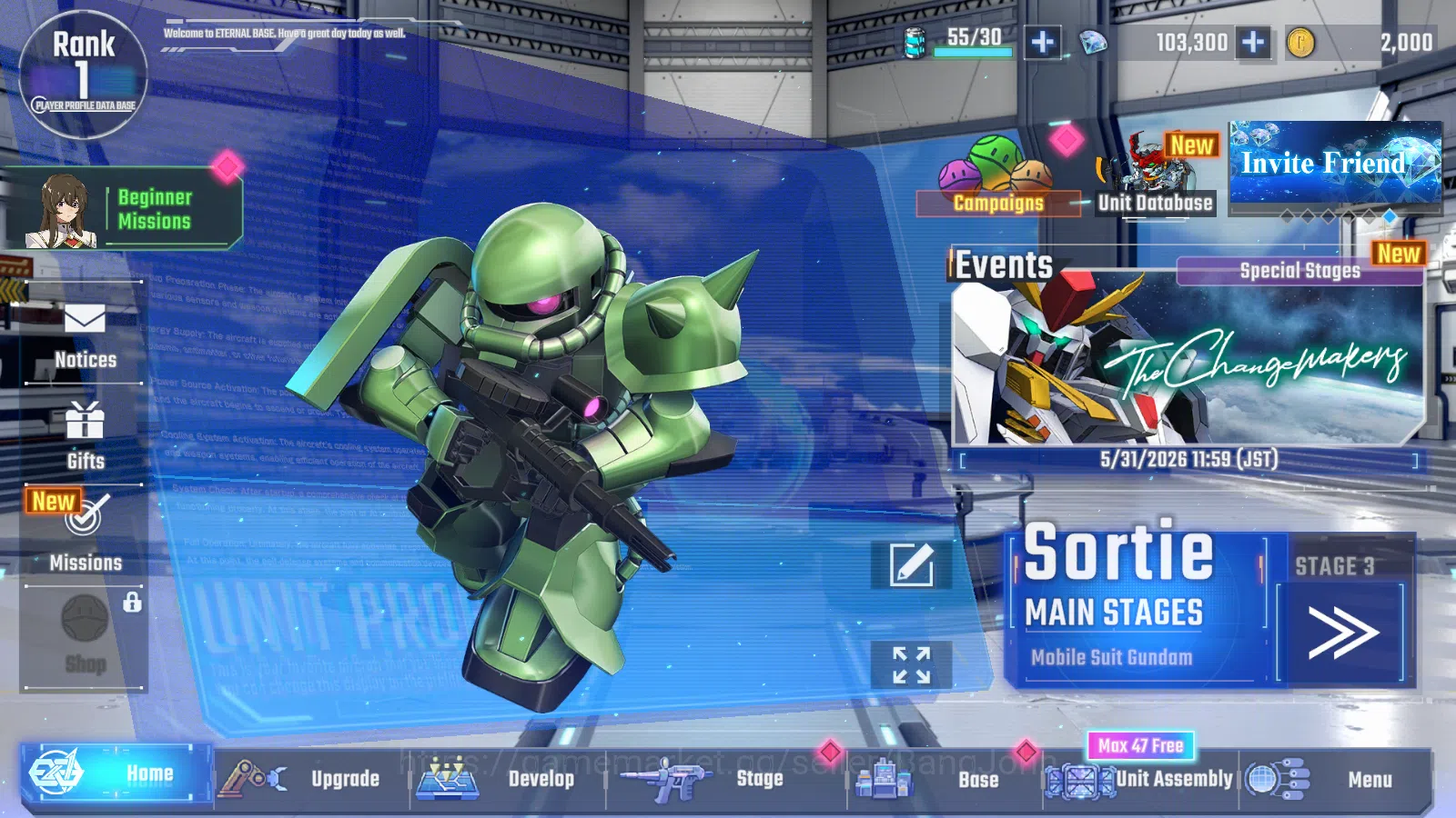 Global Rank 1 | FreshStory | 100+K Diamond, Selector Banner On, 6Gundam SSR+ 2Supp SSR | Gacha Acc, LogBandai Check SS RA159B SD Gundam G Generation ETERNAL Accounts Global Rank 1 | FreshStory | 100+K Diamond, Selector Banner On, 6Gundam SSR+ 2Supp