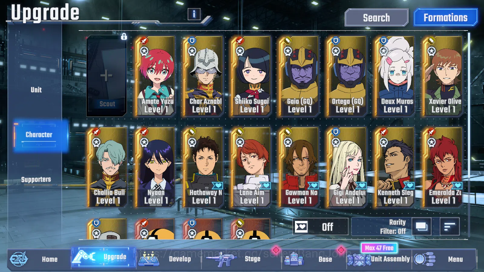 SD Gundam G Generation ETERNAL Accounts Global Rank 1 | FreshStory | 100+K Diamond, Selector Banner On, 6Gundam SSR+ 2Supp 3