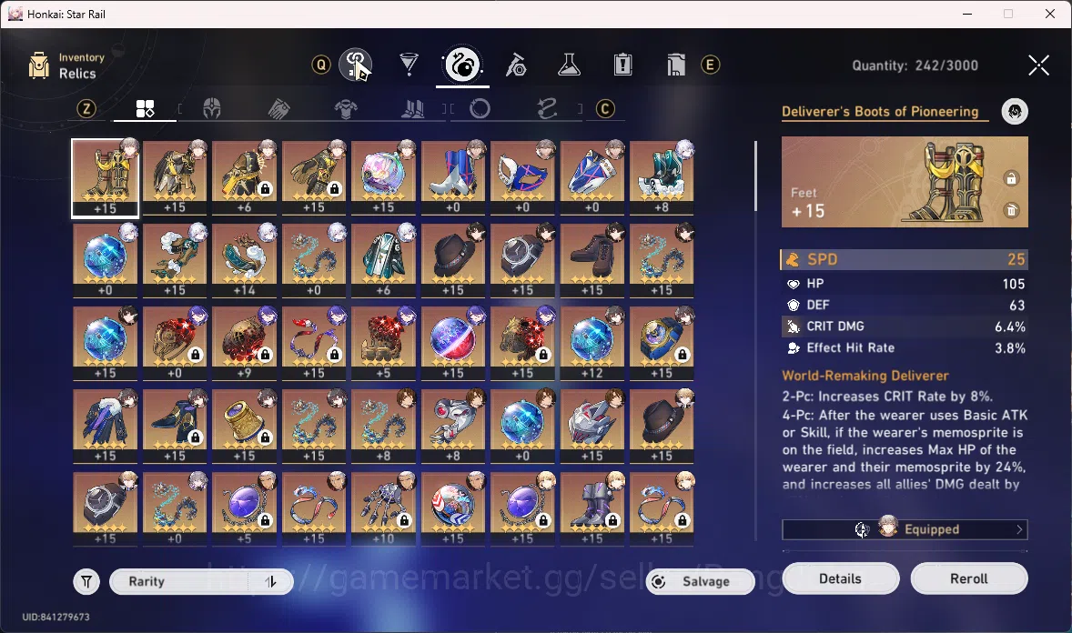 Honkai Star Rail Accounts ASIA | TL 65 | 6 Limit | Yao Guang Saber+sign Ache image 6